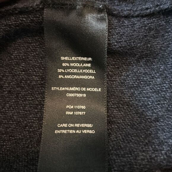 ALICE + OLIVIA SCOOP wool blend sweater small asymmetrical - Picture 5 of 6